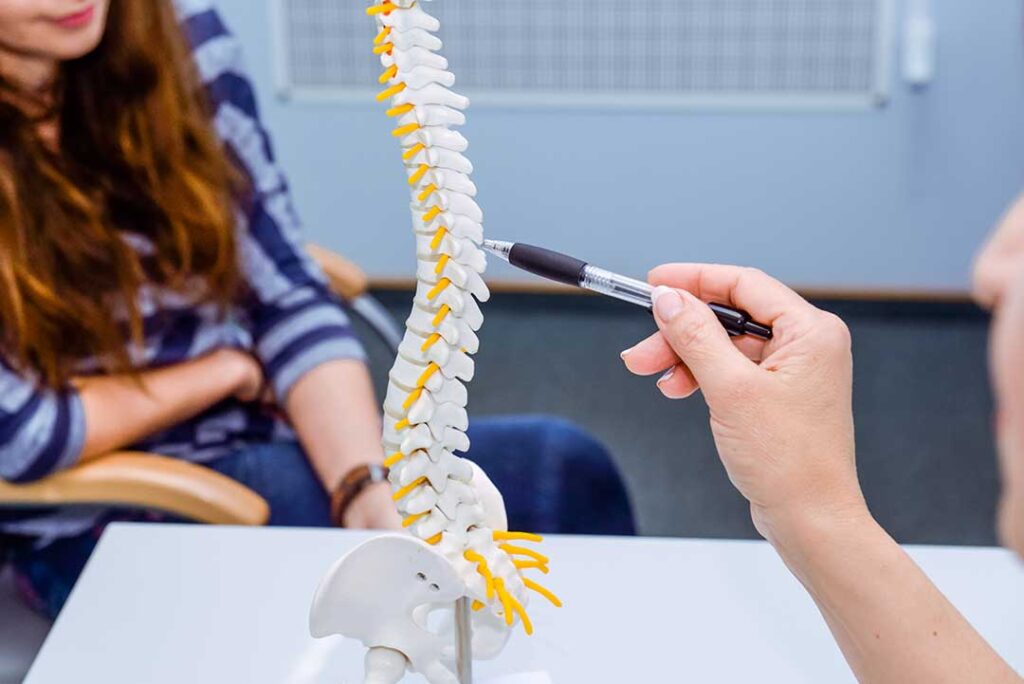 Chiropractic photo from Adobe Stock